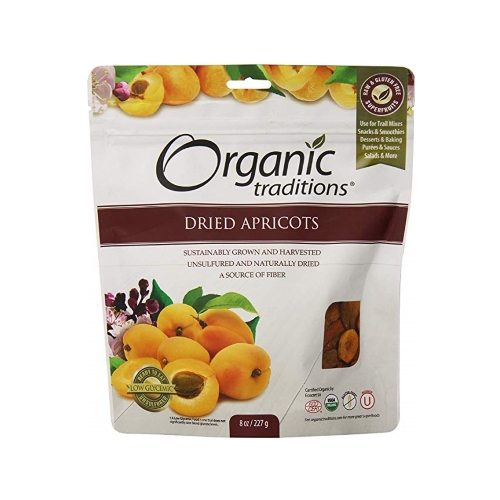 Organic Traditions Dried Apricots 